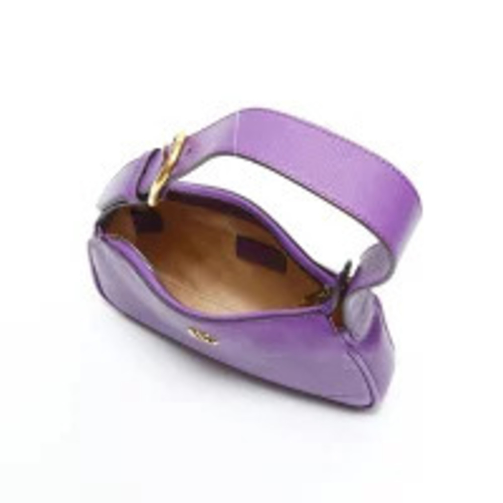 Gucci Hobo Aphrodite Leather Shoulder Bag Purple - Picture 13 of 13